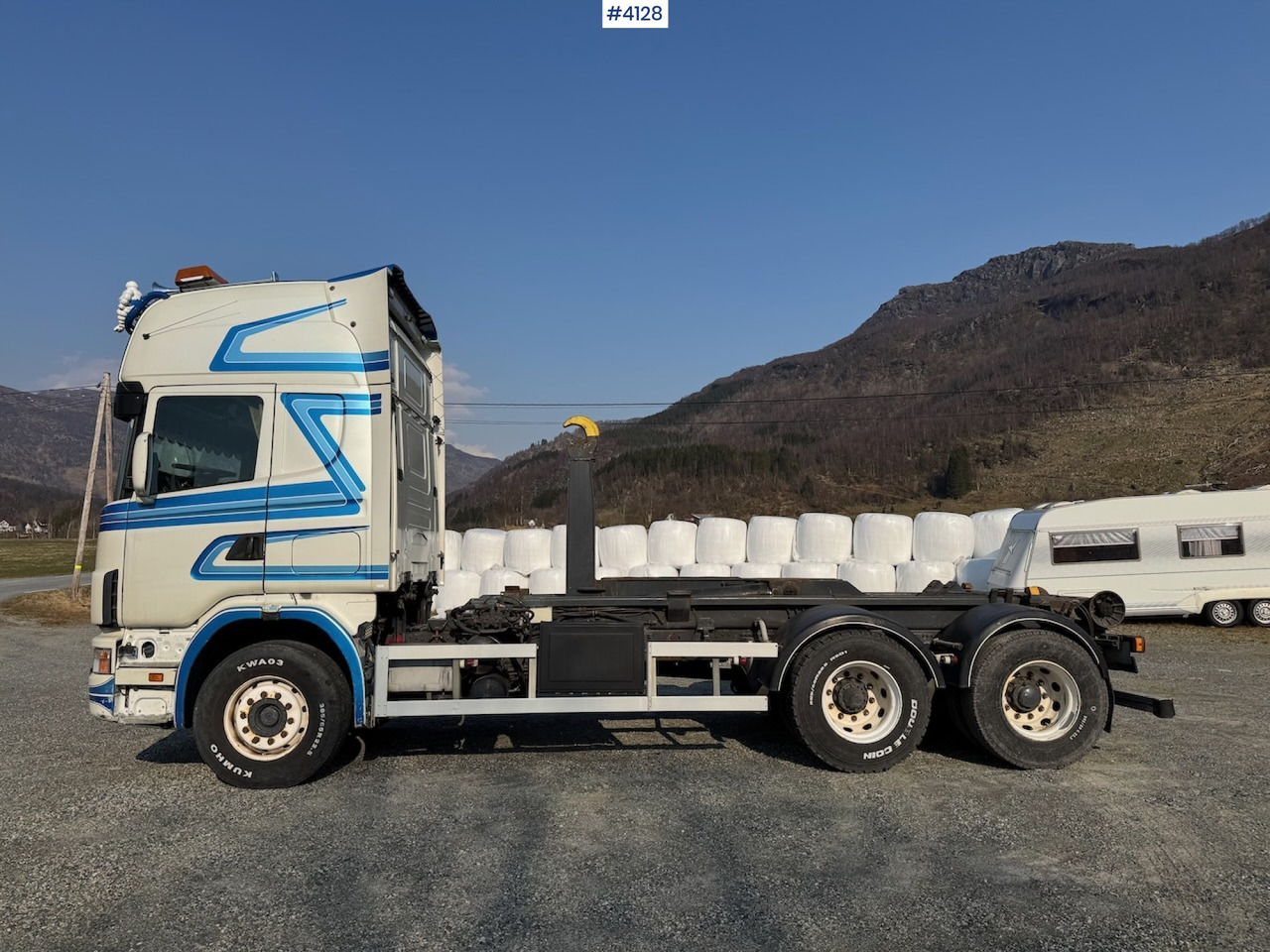1999 Scania R 144G Hooklift - Hook lift truck: picture 1 1999 Scania R 144G Hooklift - Hook lift truck: picture 1