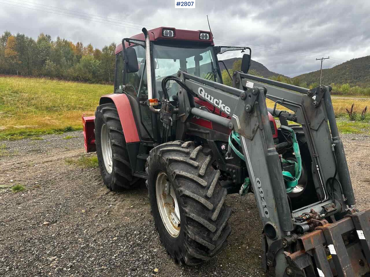 2001 Case CS86A tractor w/ Quicke Q940 front loader. - Farm tractor: picture 4 2001 Case CS86A tractor w/ Quicke Q940 front loader. - Farm tractor: picture 4
