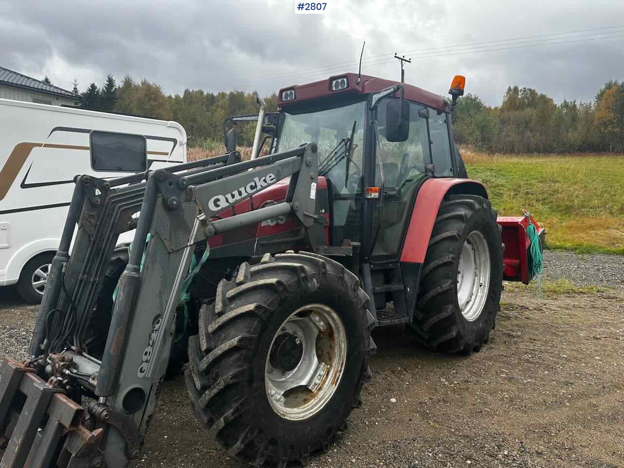 2001 Case CS86A tractor w/ Quicke Q940 front loader. - Farm tractor: picture 2 2001 Case CS86A tractor w/ Quicke Q940 front loader. - Farm tractor: picture 2