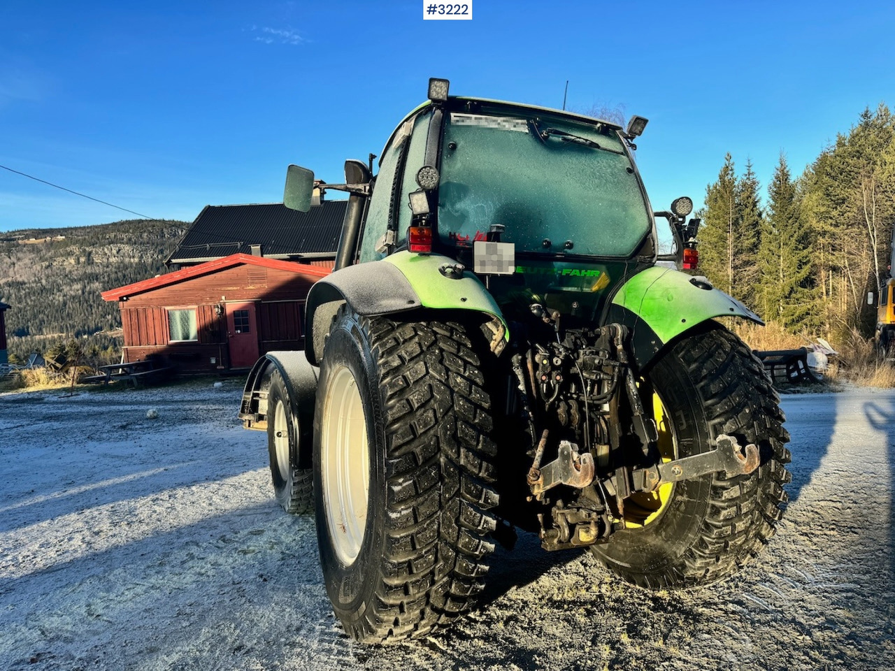 2001 Deutz-Fahr Agrotron 120 4x4 tractor with front loader, 2 sets of tires, snowplow mount, and blade. - Farm tractor: picture 4 2001 Deutz-Fahr Agrotron 120 4x4 tractor with front loader, 2 sets of tires, snowplow mount, and blade. - Farm tractor: picture 4