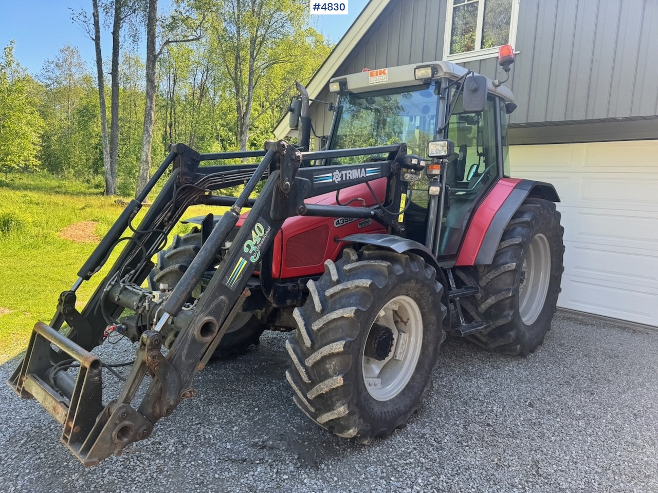 2001 Massey Ferguson 4355 4x4 with Front Loader - Farm tractor: picture 2 2001 Massey Ferguson 4355 4x4 with Front Loader - Farm tractor: picture 2