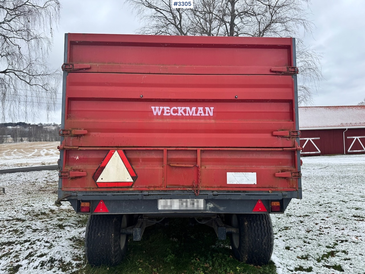 2002 Weckman M-90 - Low loader trailer: picture 4 2002 Weckman M-90 - Low loader trailer: picture 4