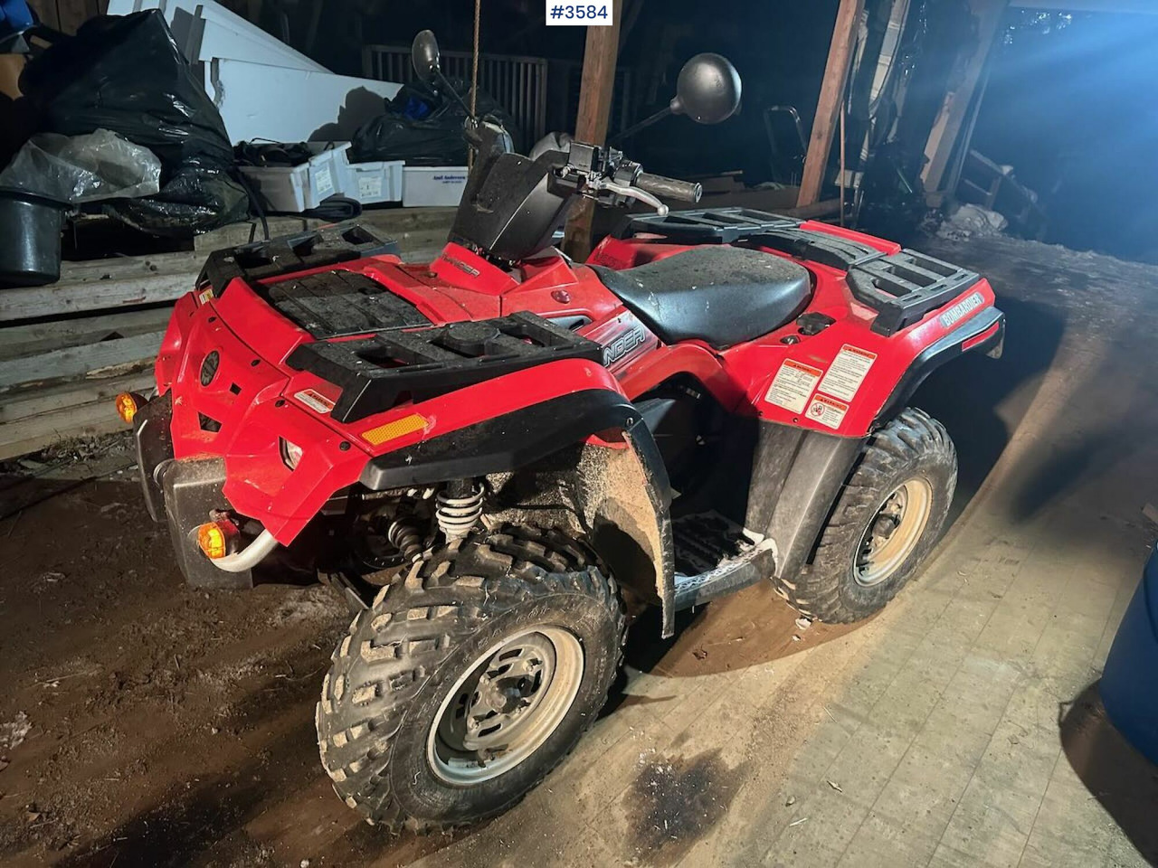 2004 Bombardier Outlander 400 firhjuling w/ Pasture mower and trailer. - Side-by-side/ ATV: picture 1 2004 Bombardier Outlander 400 firhjuling w/ Pasture mower and trailer. - Side-by-side/ ATV: picture 1