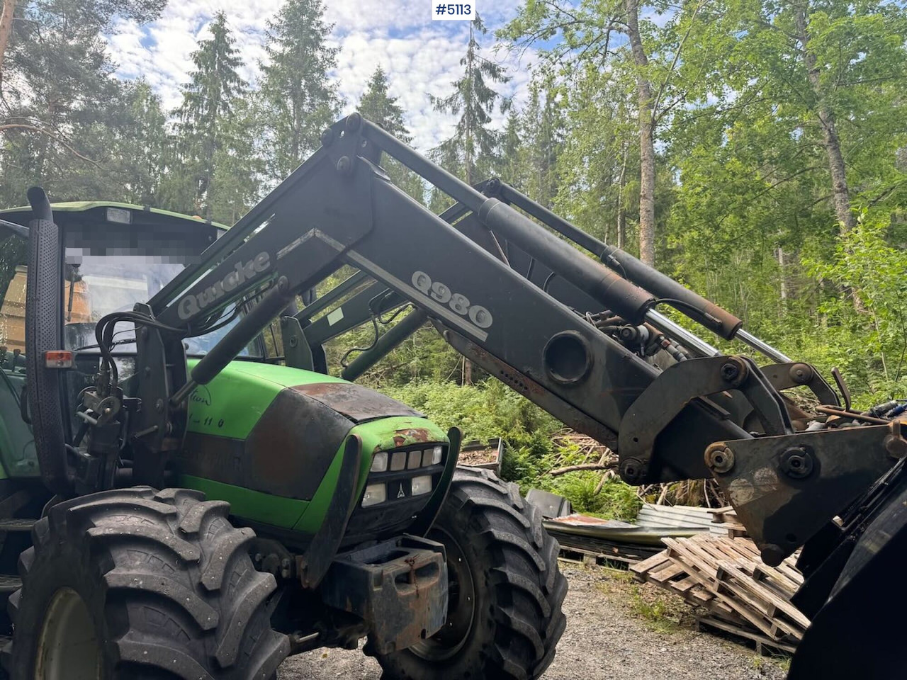 2004 Deutz-Fahr Agrotron TTV 1130 w/ front loader - Farm tractor: picture 3 2004 Deutz-Fahr Agrotron TTV 1130 w/ front loader - Farm tractor: picture 3
