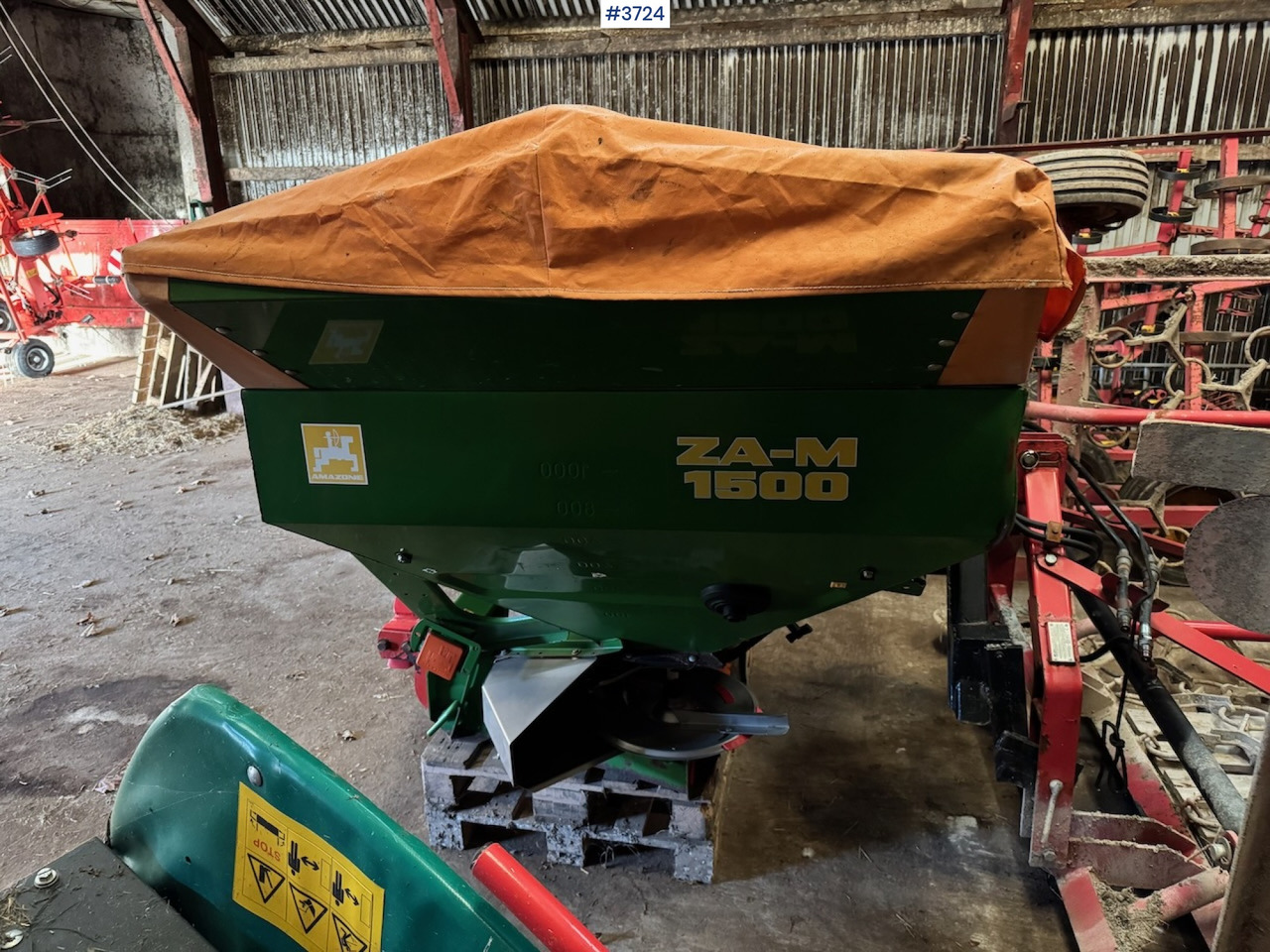 2005 Amazone ZA-M 1500 - Fertilizer spreader: picture 3 2005 Amazone ZA-M 1500 - Fertilizer spreader: picture 3