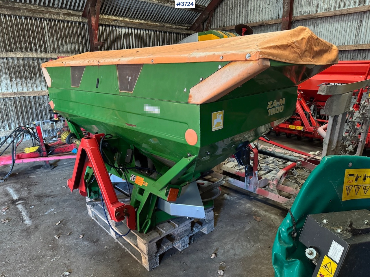 2005 Amazone ZA-M 1500 - Fertilizer spreader: picture 2 2005 Amazone ZA-M 1500 - Fertilizer spreader: picture 2