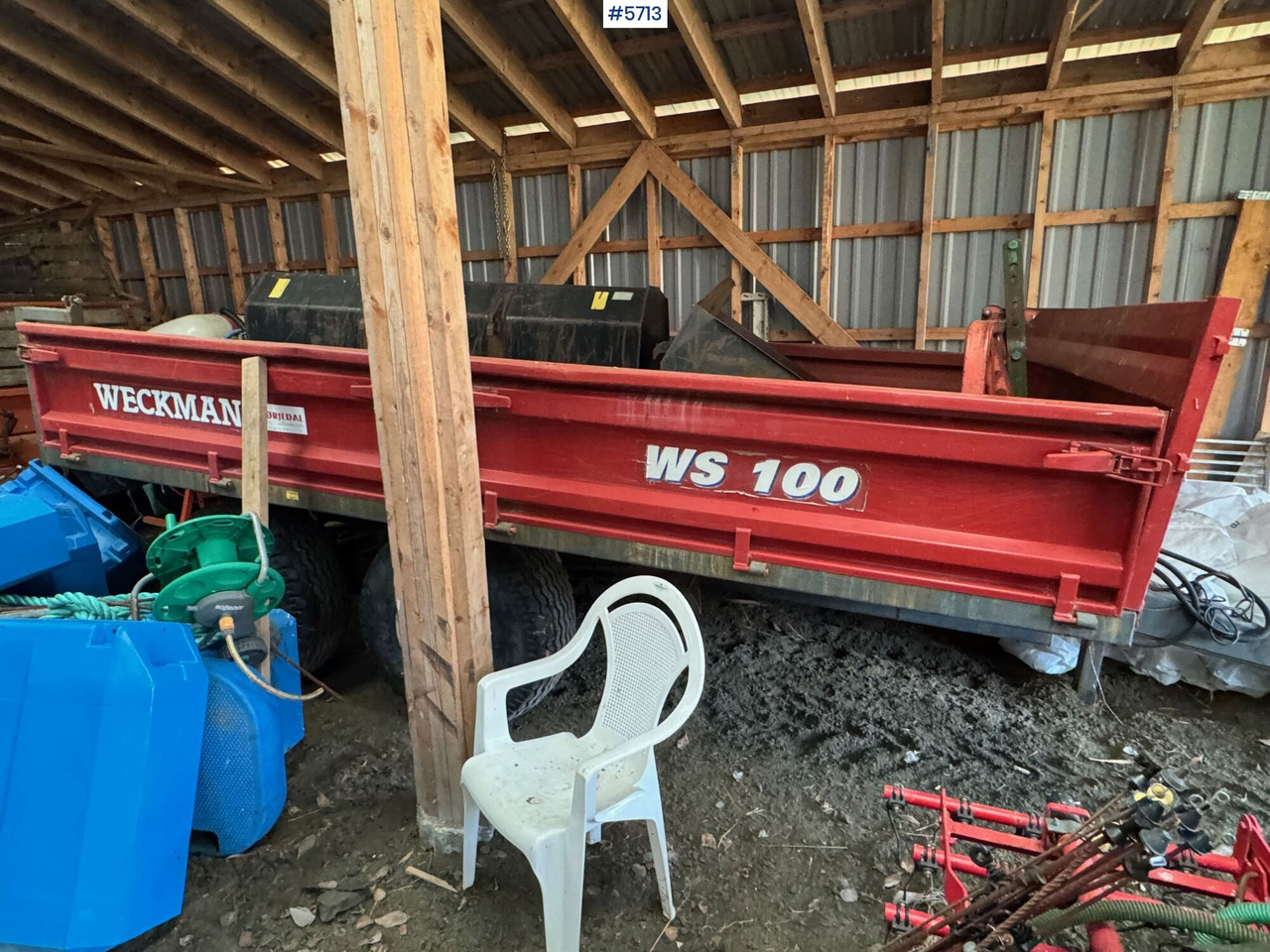 2006 Weckman WS100 dump trailer - Farm tipping trailer/ Dumper: picture 4 2006 Weckman WS100 dump trailer - Farm tipping trailer/ Dumper: picture 4