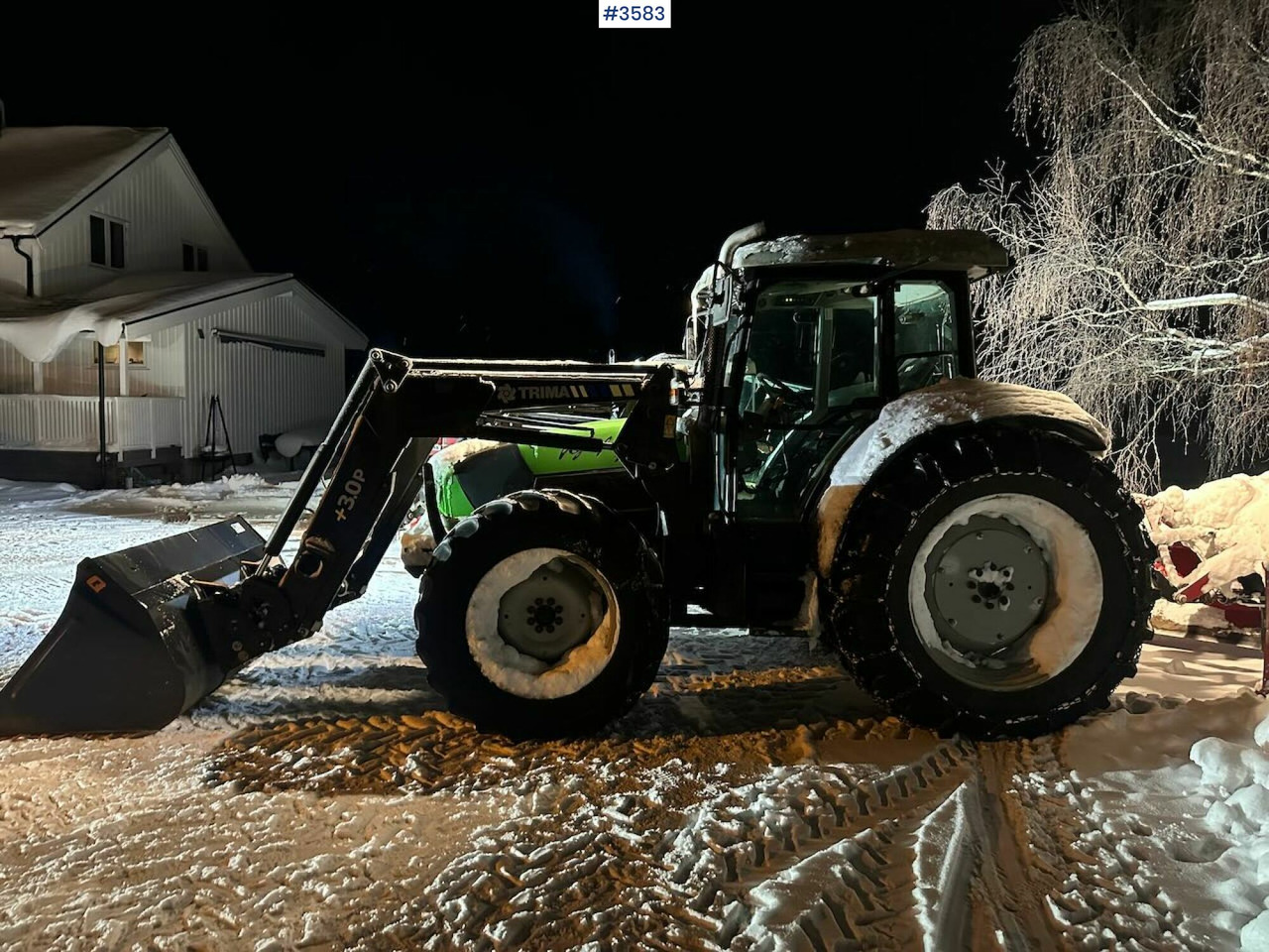 2008 Deutz-Fahr Agrofarm 100 traktor w/ Trima Front loader. See hours! - Farm tractor: picture 3 2008 Deutz-Fahr Agrofarm 100 traktor w/ Trima Front loader. See hours! - Farm tractor: picture 3