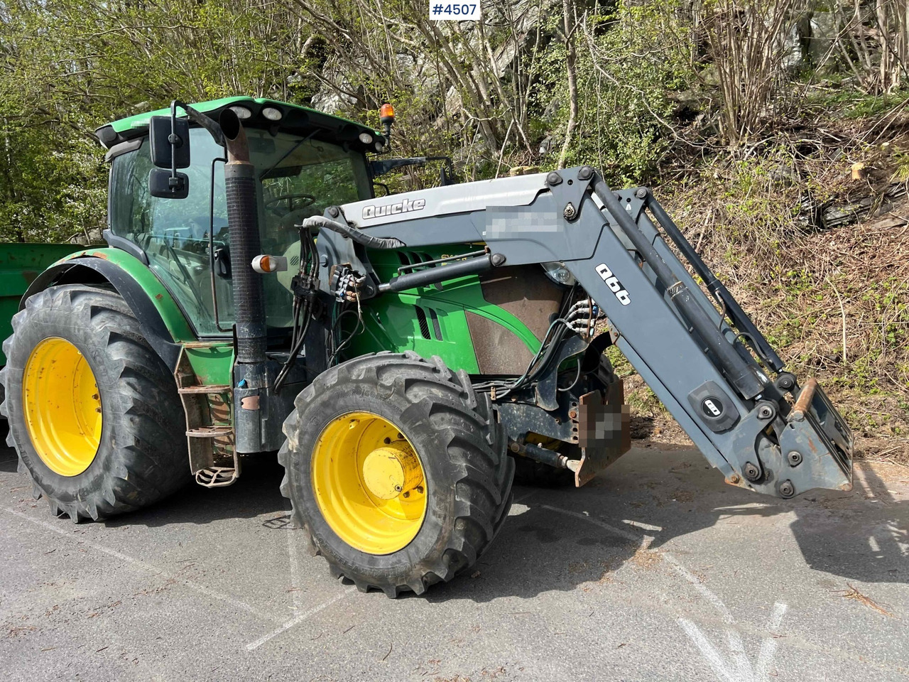 2012 John Deere 6140R w/ front loader and 2020 Foss-Eik 5.150 dump trailer - Farm tractor: picture 3 2012 John Deere 6140R w/ front loader and 2020 Foss-Eik 5.150 dump trailer - Farm tractor: picture 3