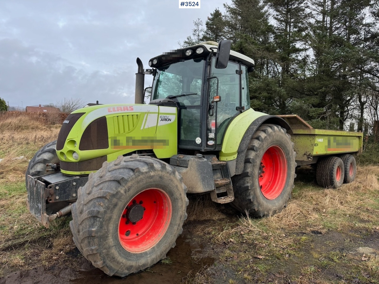 2013 Claas Arion 630 C w/plow plate. - Farm tractor: picture 1 2013 Claas Arion 630 C w/plow plate. - Farm tractor: picture 1