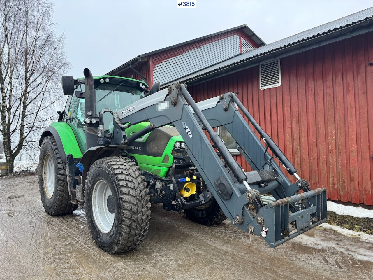2015 Deutz-fahr 6190 Agrotron w/ Front loader, Front PTO and 2 sets of tires. - Farm tractor: picture 2 2015 Deutz-fahr 6190 Agrotron w/ Front loader, Front PTO and 2 sets of tires. - Farm tractor: picture 2