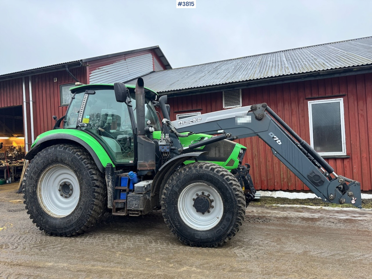 2015 Deutz-fahr 6190 Agrotron w/ Front loader, Front PTO and 2 sets of tires. - Farm tractor: picture 2 2015 Deutz-fahr 6190 Agrotron w/ Front loader, Front PTO and 2 sets of tires. - Farm tractor: picture 2