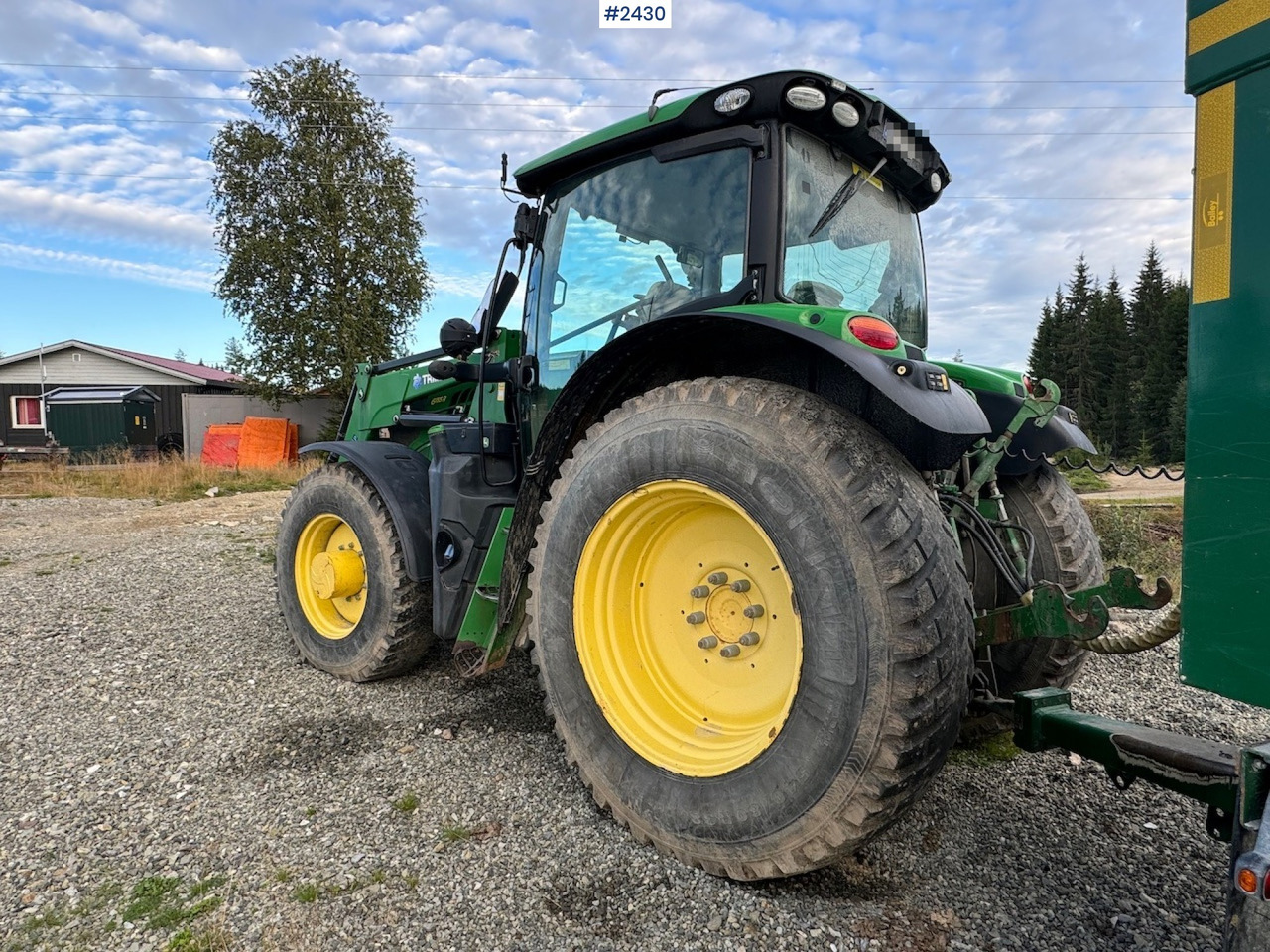 2016 John Deere 6155R w/ Trima front loader - Farm tractor: picture 3 2016 John Deere 6155R w/ Trima front loader - Farm tractor: picture 3