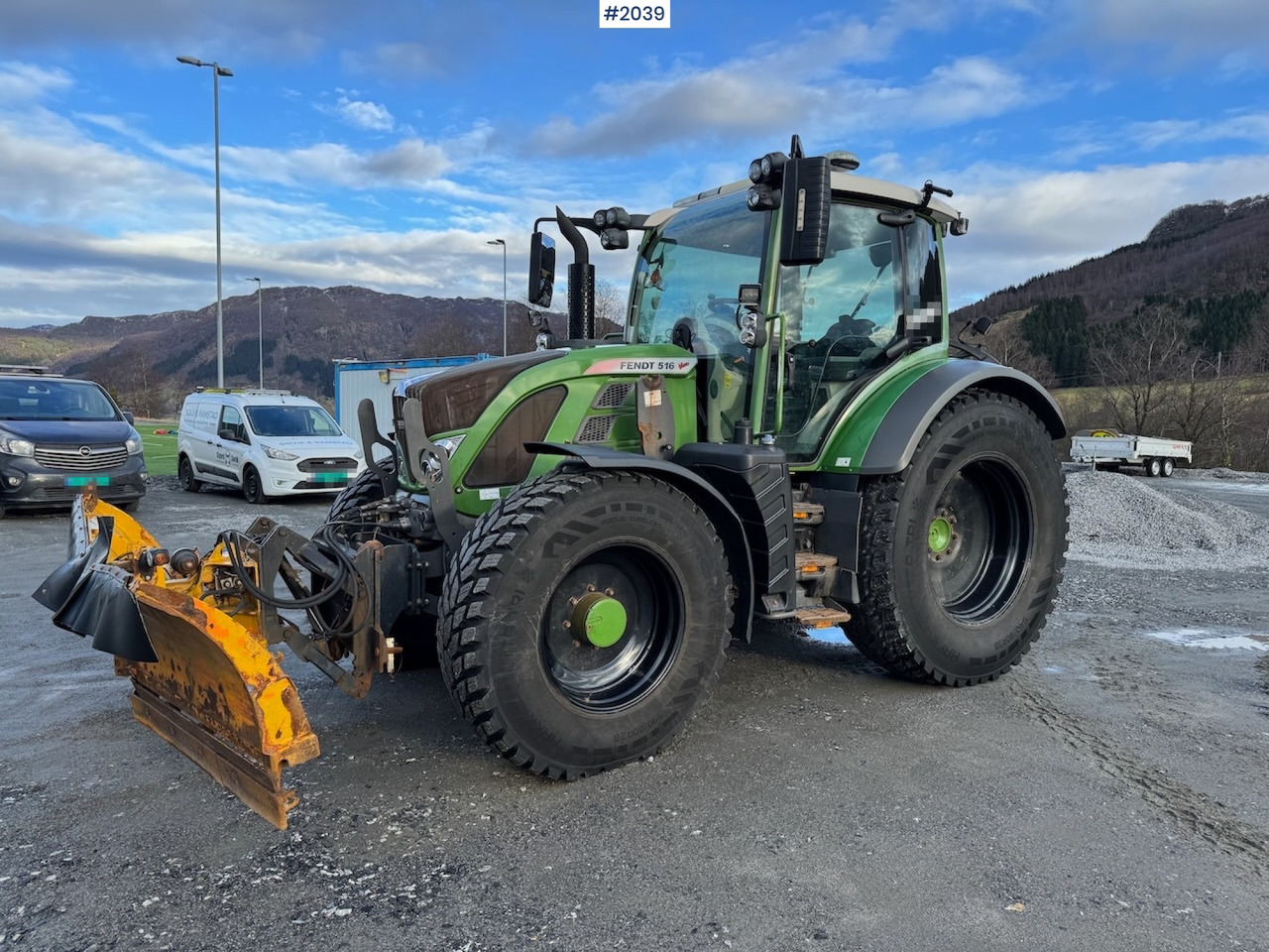 2017 Fendt 516 Vario Profi m/frontlaster og brøyteplate - Farm tractor: picture 3 2017 Fendt 516 Vario Profi m/frontlaster og brøyteplate - Farm tractor: picture 3