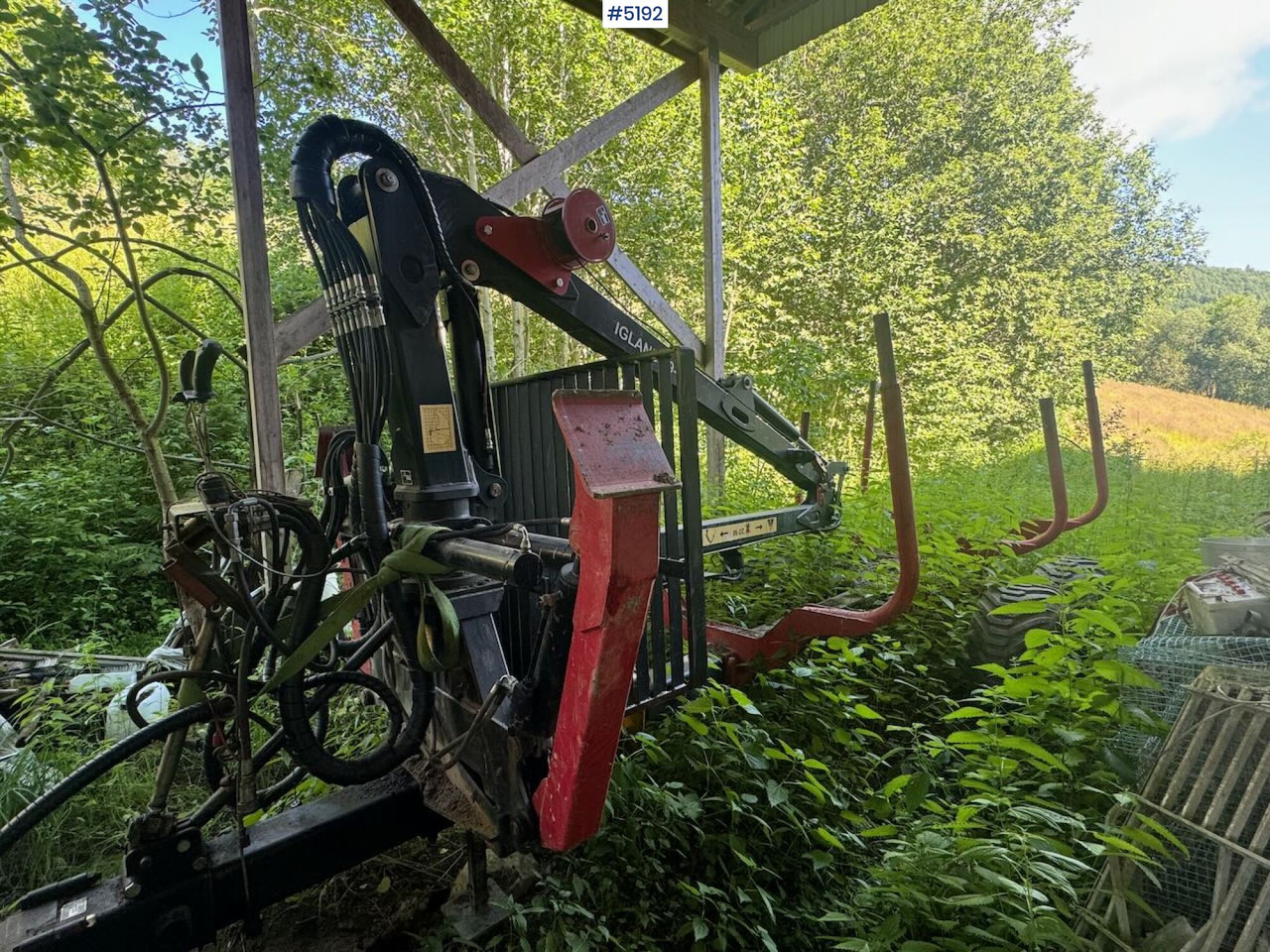 2017 Igland 450 Swingtrac timber trailer with crane and winch - Timber trailer: picture 1 2017 Igland 450 Swingtrac timber trailer with crane and winch - Timber trailer: picture 1