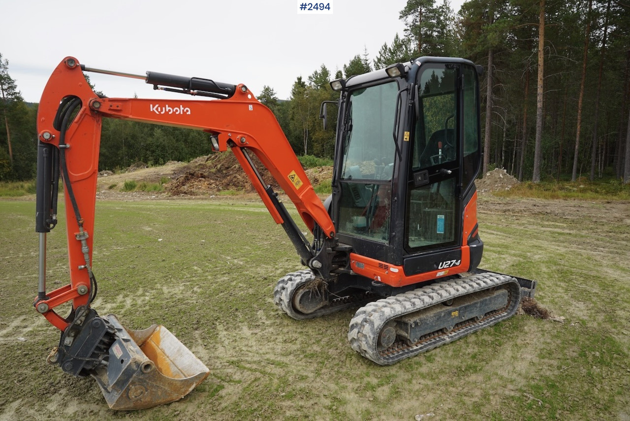 2018 Kubota U27-4 w/shear - Mini excavator: picture 2 2018 Kubota U27-4 w/shear - Mini excavator: picture 2