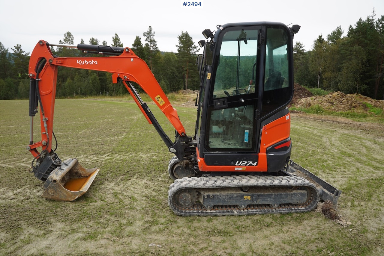2018 Kubota U27-4 w/shear - Mini excavator: picture 3 2018 Kubota U27-4 w/shear - Mini excavator: picture 3
