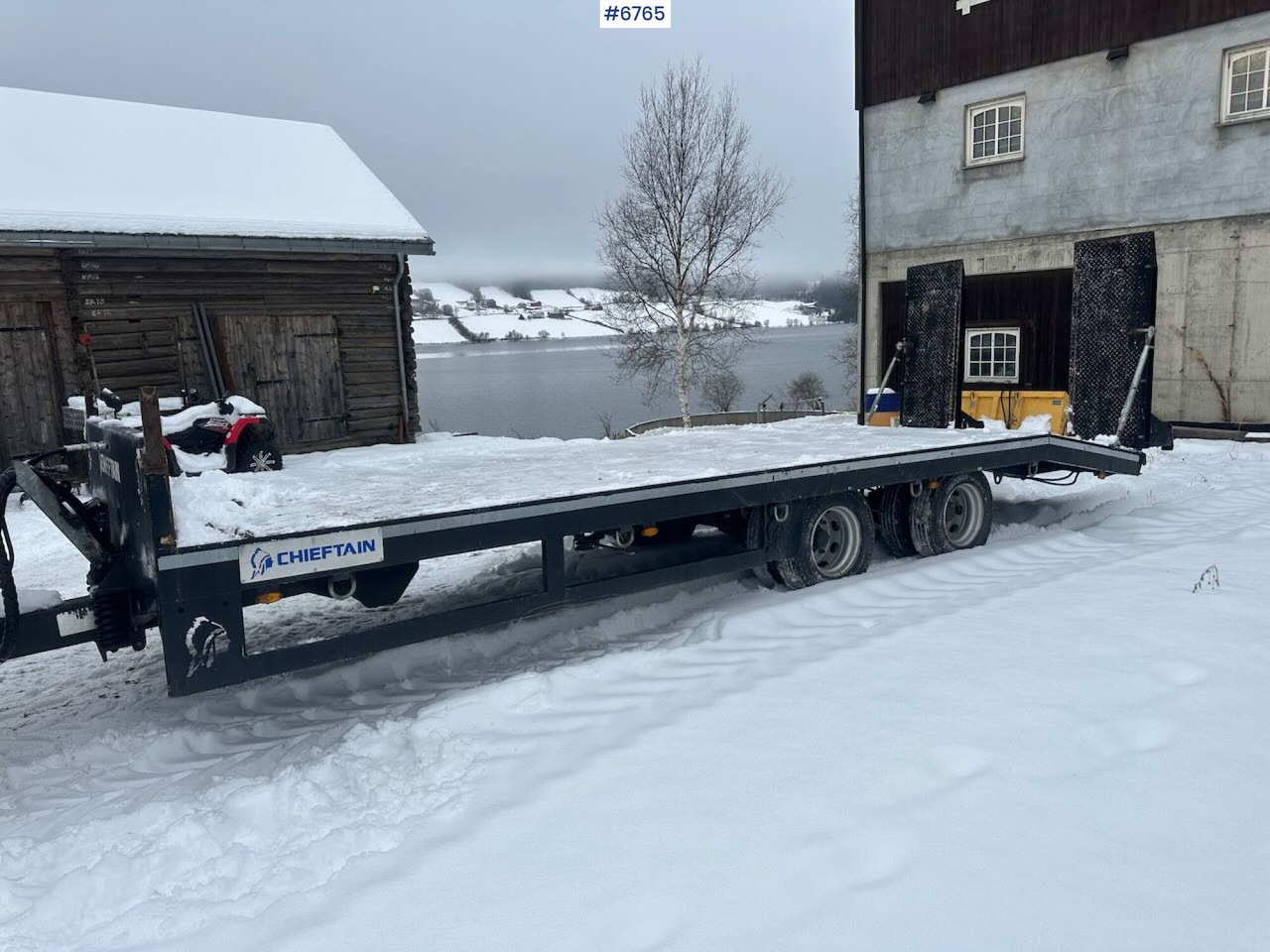 2019 Chieftain 2 axle machine trolley w/ light chains. - Farm trailer: picture 2 2019 Chieftain 2 axle machine trolley w/ light chains. - Farm trailer: picture 2