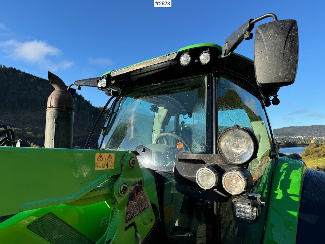 Farm tractor 2019 Deutz-Fahr 6120 TV w/front loader and twin wheels: picture 9