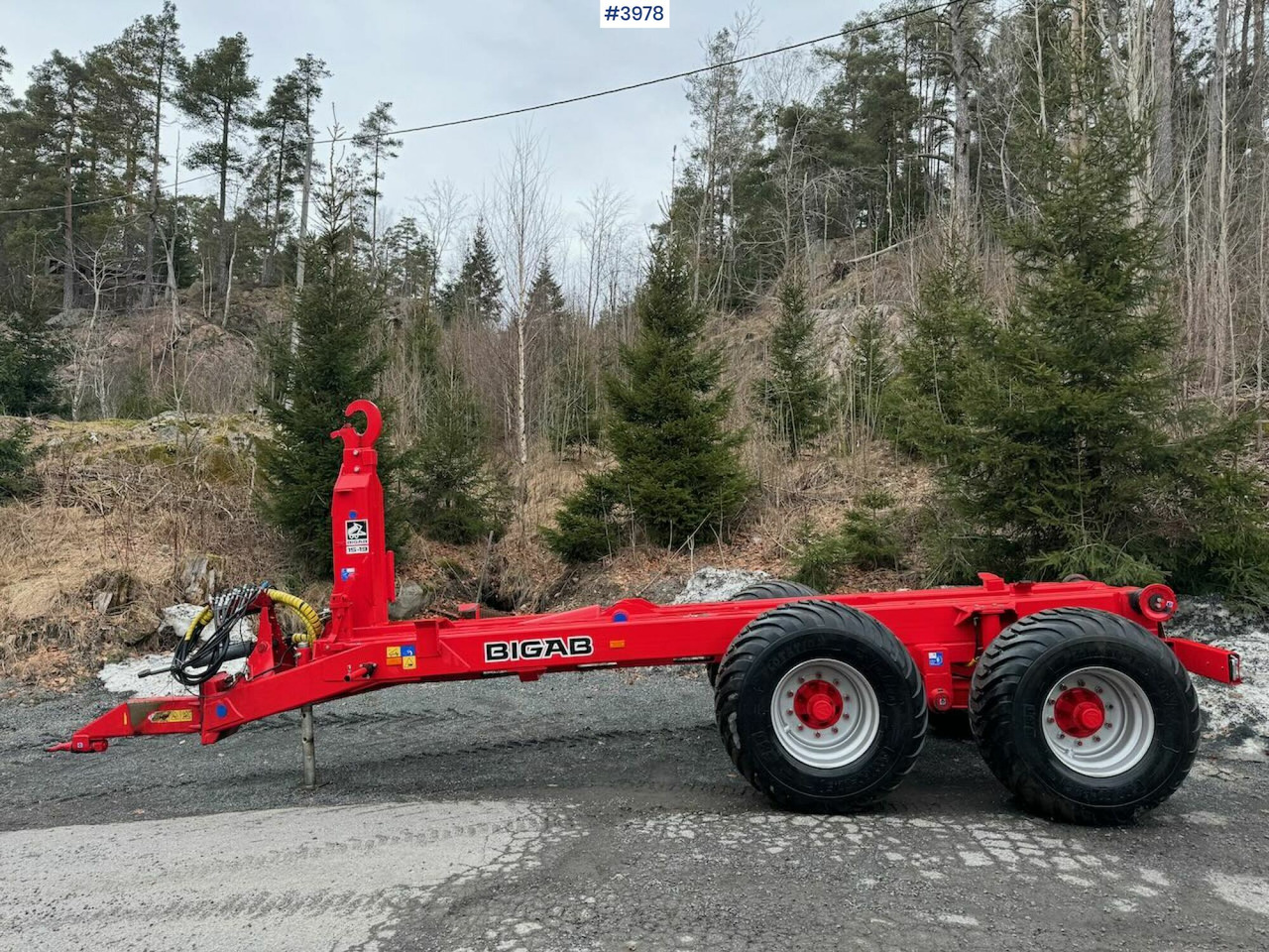 2022 Bigab 15-19 hook trailer - Low loader trailer: picture 2 2022 Bigab 15-19 hook trailer - Low loader trailer: picture 2