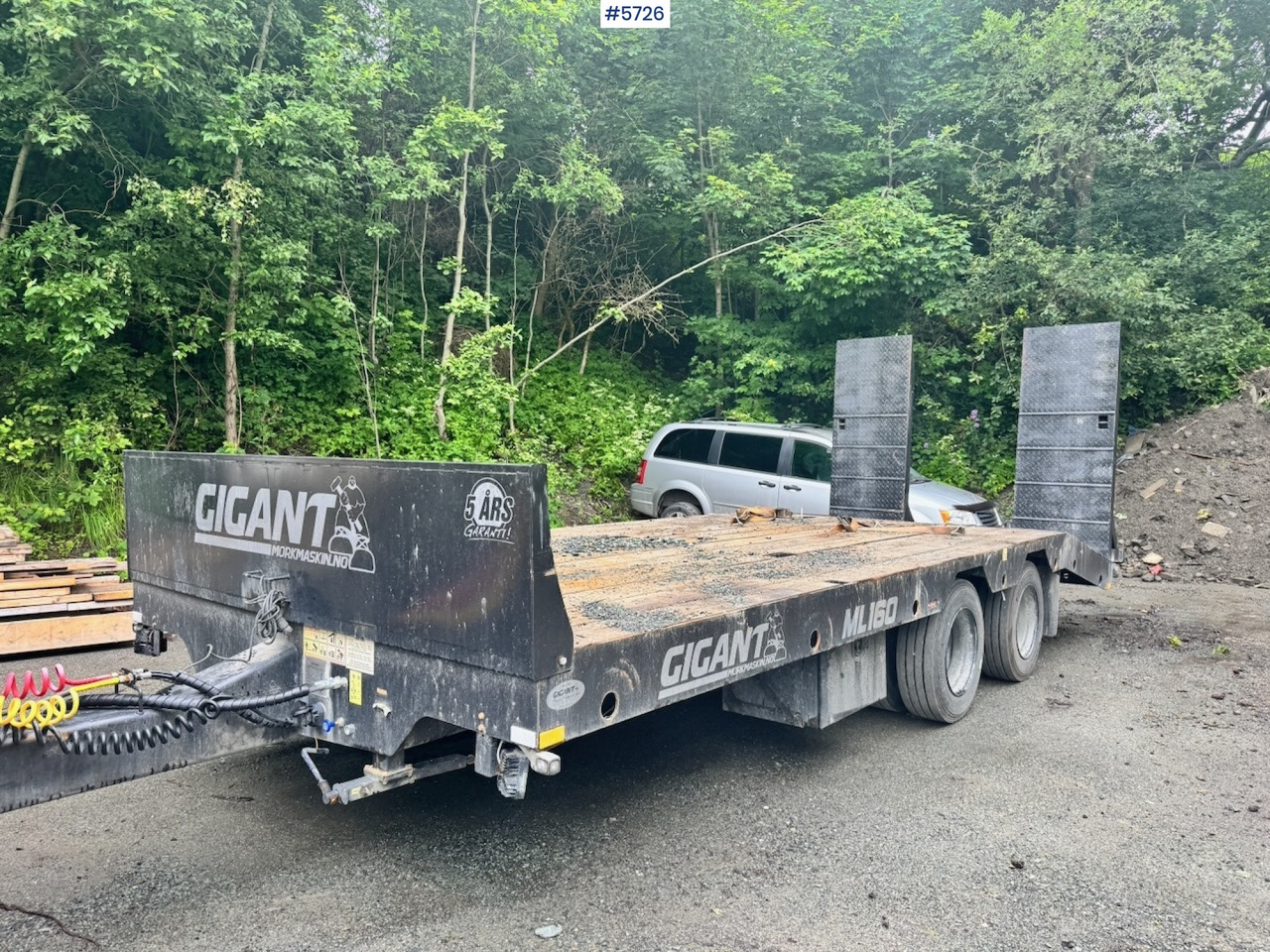 2023 Gigant ML-160 Machine trailer for tractor. - Low loader trailer: picture 1 2023 Gigant ML-160 Machine trailer for tractor. - Low loader trailer: picture 1