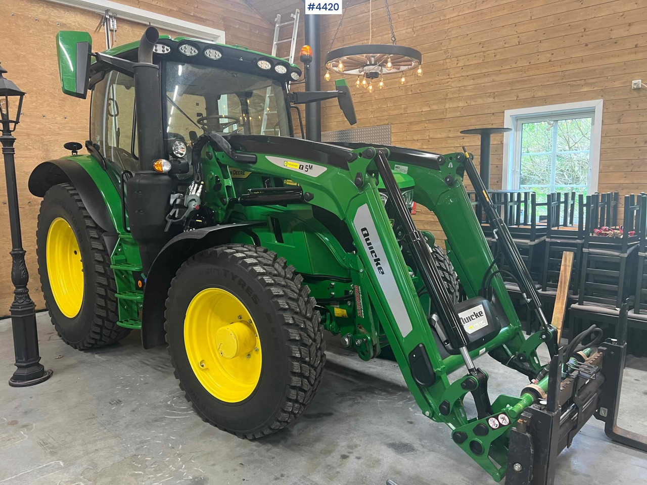 2024 John Deere 6150R w/ Quicke Front Loader & Bucket - Farm tractor: picture 4 2024 John Deere 6150R w/ Quicke Front Loader & Bucket - Farm tractor: picture 4