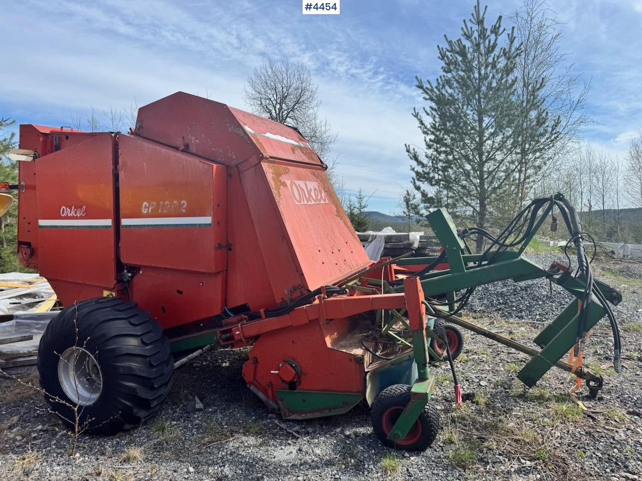 Circa 1994 Orkel GP1202 Round Baler - Hay and forage equipment: picture 5 Circa 1994 Orkel GP1202 Round Baler - Hay and forage equipment: picture 5