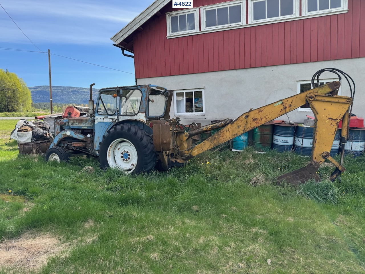 Ford 5000 Backhoe Loader. - Farm tractor: picture 3 Ford 5000 Backhoe Loader. - Farm tractor: picture 3
