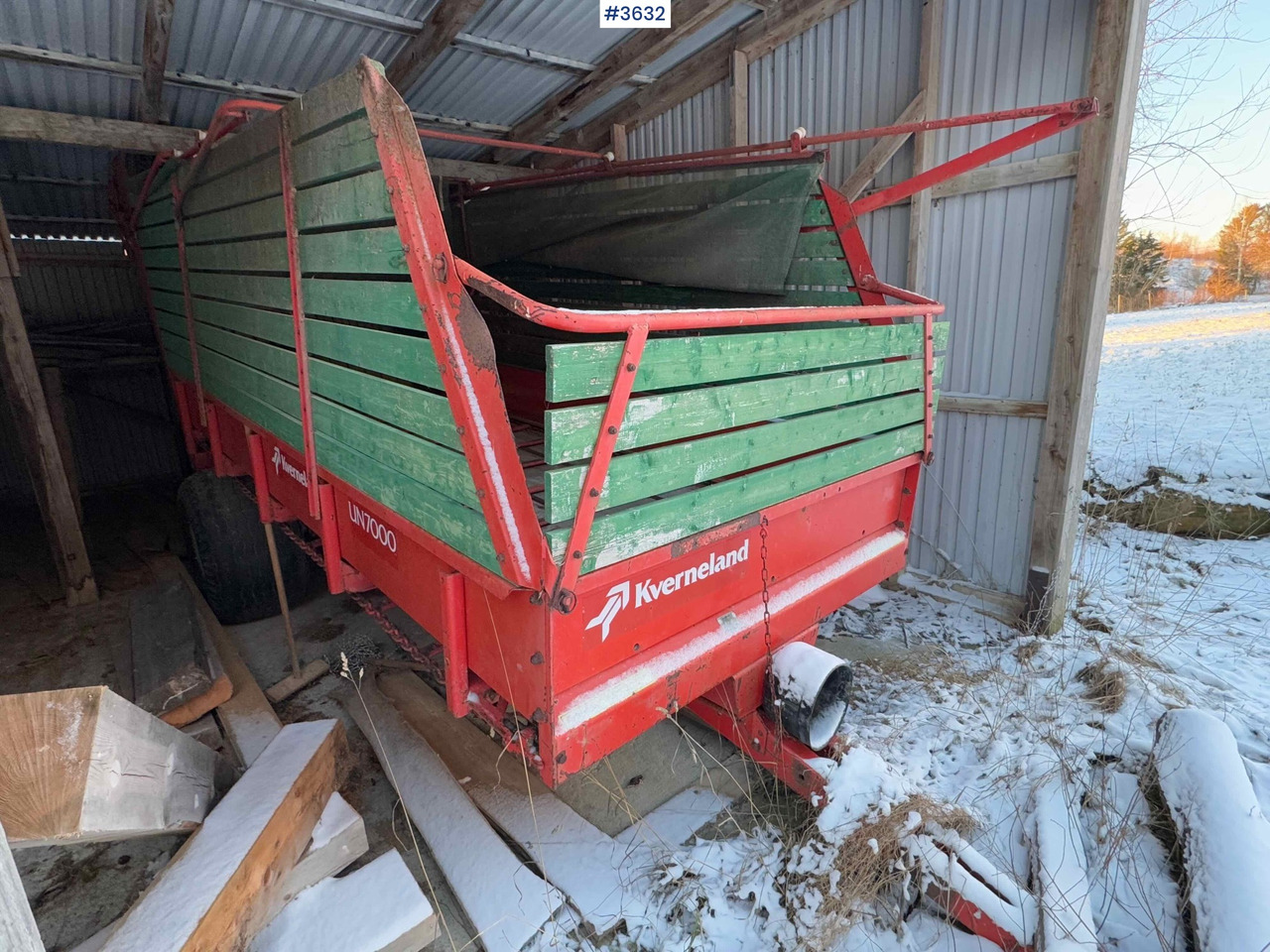Kverneland UN7000 unloading trailer - Hay and forage equipment: picture 5 Kverneland UN7000 unloading trailer - Hay and forage equipment: picture 5