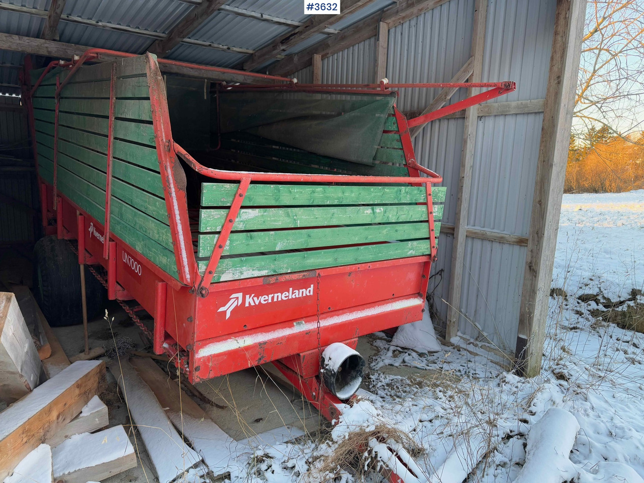 Kverneland UN7000 unloading trailer - Hay and forage equipment: picture 1 Kverneland UN7000 unloading trailer - Hay and forage equipment: picture 1