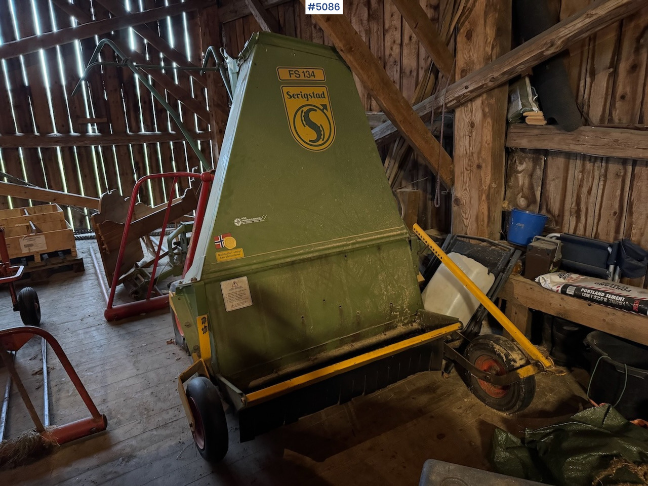 Serigstad FS 134 w/steering and frame - Hay and forage equipment: picture 4 Serigstad FS 134 w/steering and frame - Hay and forage equipment: picture 4