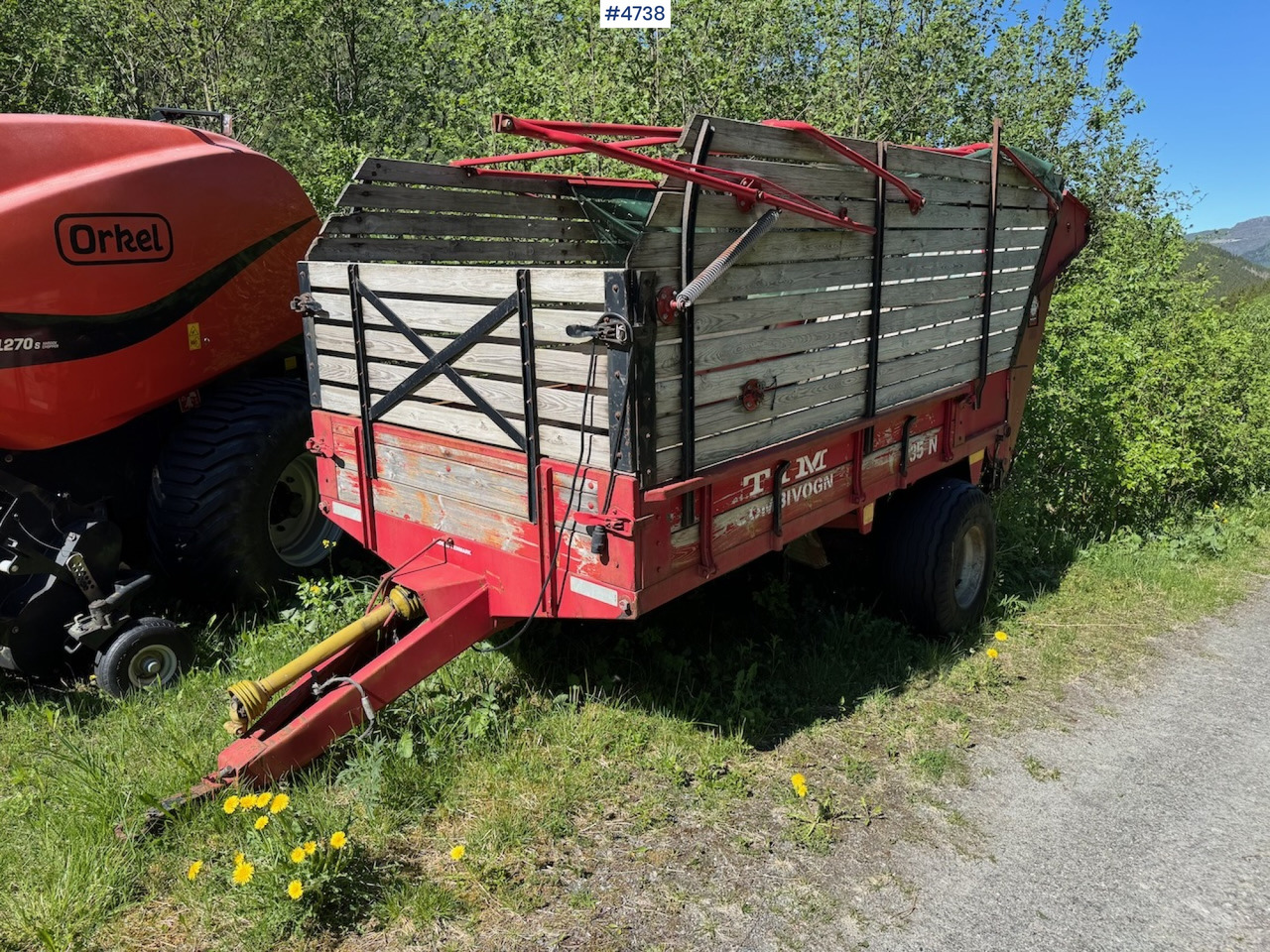 Tim Combi-wagon 35 N w/casting roller and net - Hay and forage equipment: picture 2 Tim Combi-wagon 35 N w/casting roller and net - Hay and forage equipment: picture 2