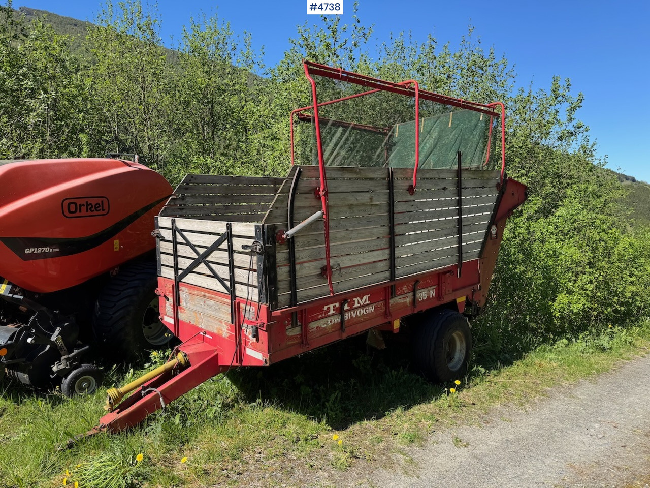 Tim Combi-wagon 35 N w/casting roller and net - Hay and forage equipment: picture 1 Tim Combi-wagon 35 N w/casting roller and net - Hay and forage equipment: picture 1