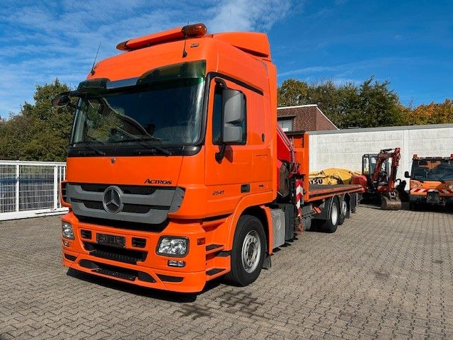 Mercedes-Benz 2541 Actros Plattform + FASSI Kran 6X2 - Crane truck: picture 1 Mercedes-Benz 2541 Actros Plattform + FASSI Kran 6X2 - Crane truck: picture 1