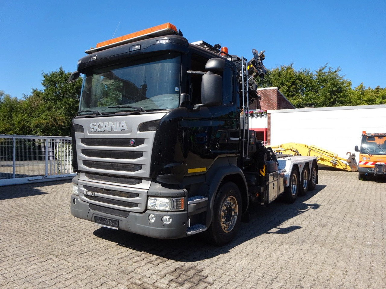 Scania R490 Abroller + HIAB 302E-6 Bj.2021 !Kran TRIDEM Scania R490 Abroller + HIAB 302E-6 Bj.2021 !Kran TRIDEM - Crane truck, Hook lift truck: picture 4 Scania R490 Abroller + HIAB 302E-6 Bj.2021 !Kran TRIDEM Scania R490 Abroller + HIAB 302E-6 Bj.2021 !Kran TRIDEM - Crane truck, Hook lift truck: picture 4