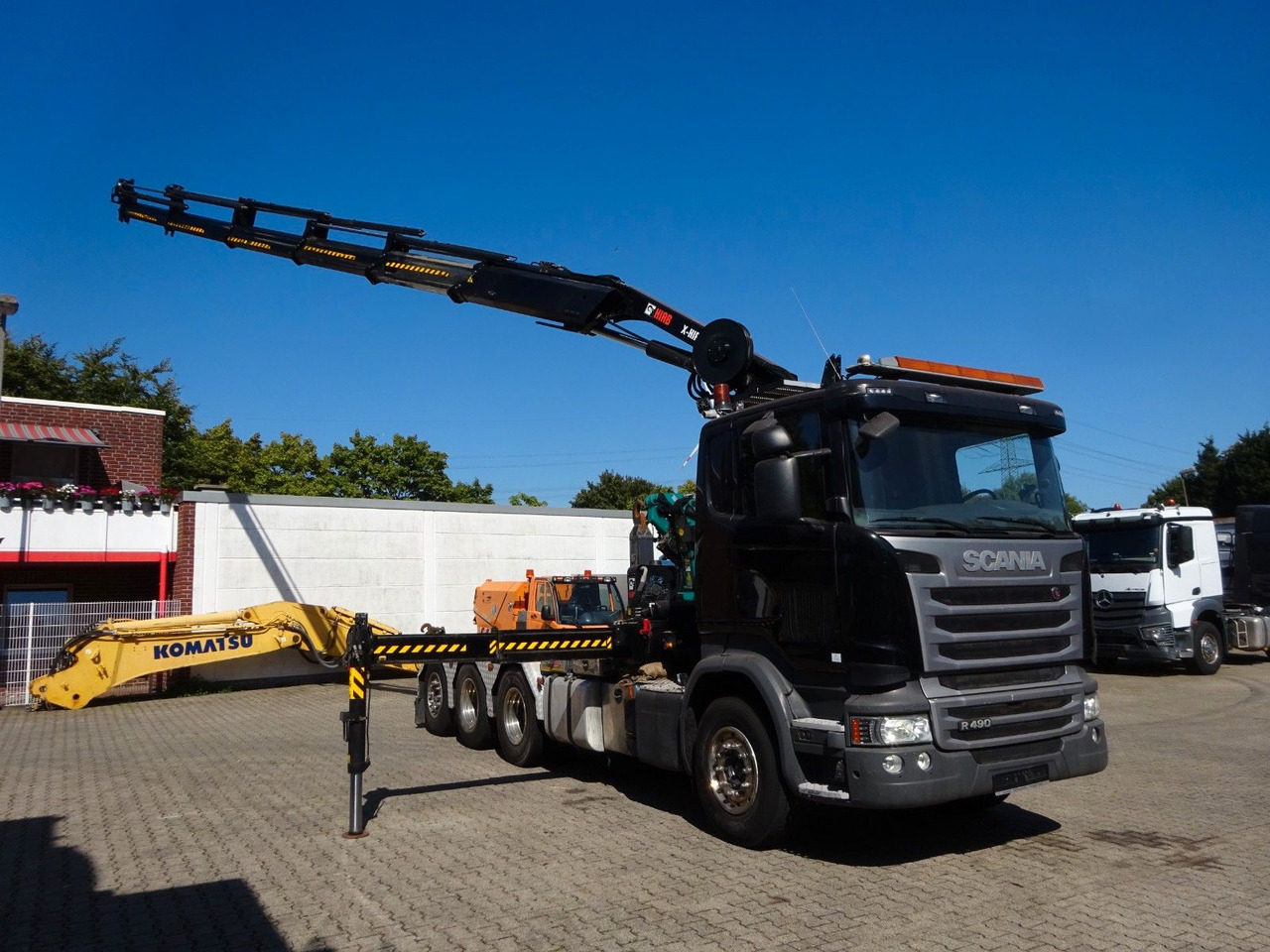 Scania R490 Abroller + HIAB 302E-6 Bj.2021 !Kran TRIDEM Scania R490 Abroller + HIAB 302E-6 Bj.2021 !Kran TRIDEM - Crane truck, Hook lift truck: picture 3 Scania R490 Abroller + HIAB 302E-6 Bj.2021 !Kran TRIDEM Scania R490 Abroller + HIAB 302E-6 Bj.2021 !Kran TRIDEM - Crane truck, Hook lift truck: picture 3