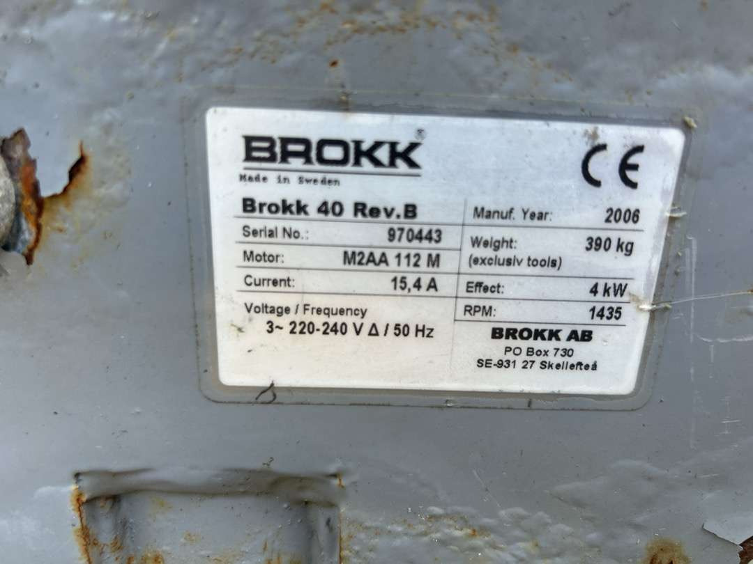 2006 elektrisk drevet rivningsrobot Fra Brokk 40 - Construction machinery: picture 5 2006 elektrisk drevet rivningsrobot Fra Brokk 40 - Construction machinery: picture 5