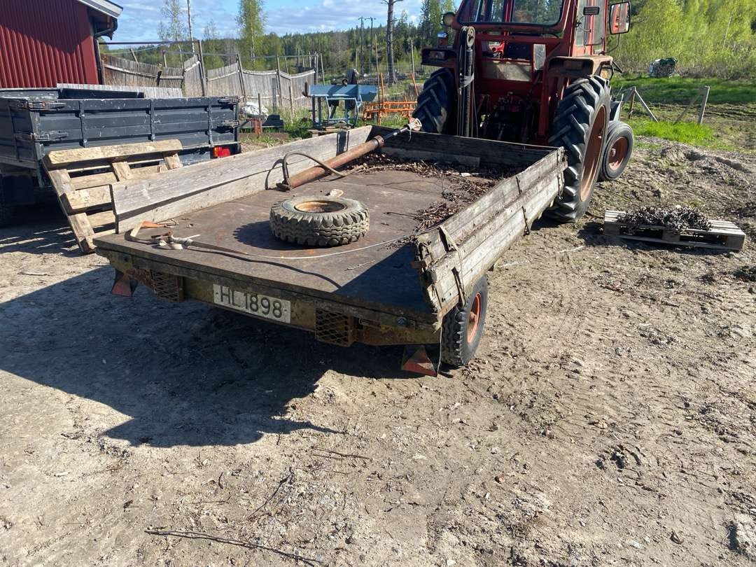 Traktorhenger Enkelt rep objekt med bra understell! - Farm trailer: picture 2 Traktorhenger Enkelt rep objekt med bra understell! - Farm trailer: picture 2