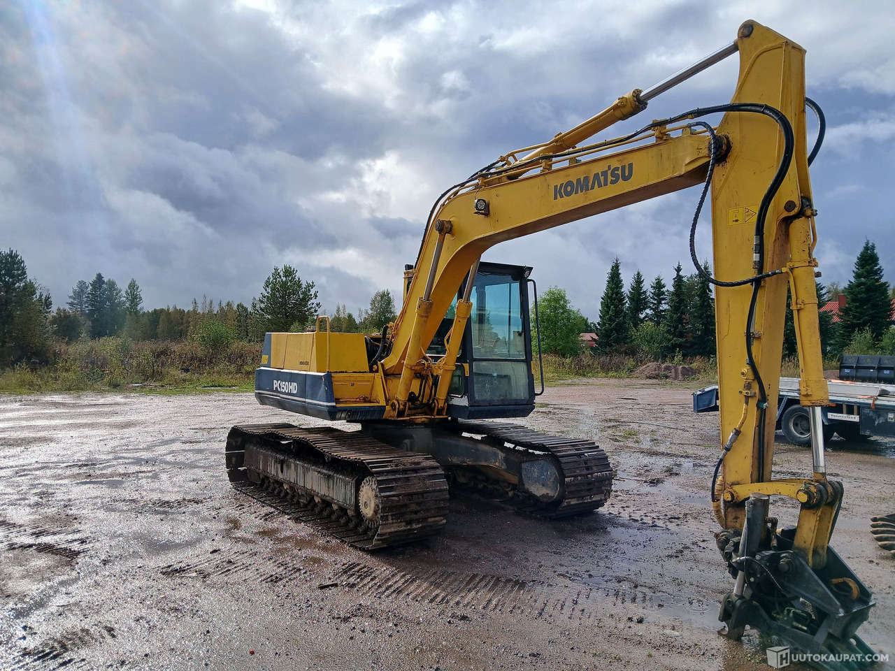 Komatsu Pc150HD-3, 1990, kallistuva 10 liitin, Honkajoki - Construction machinery: picture 4 Komatsu Pc150HD-3, 1990, kallistuva 10 liitin, Honkajoki - Construction machinery: picture 4