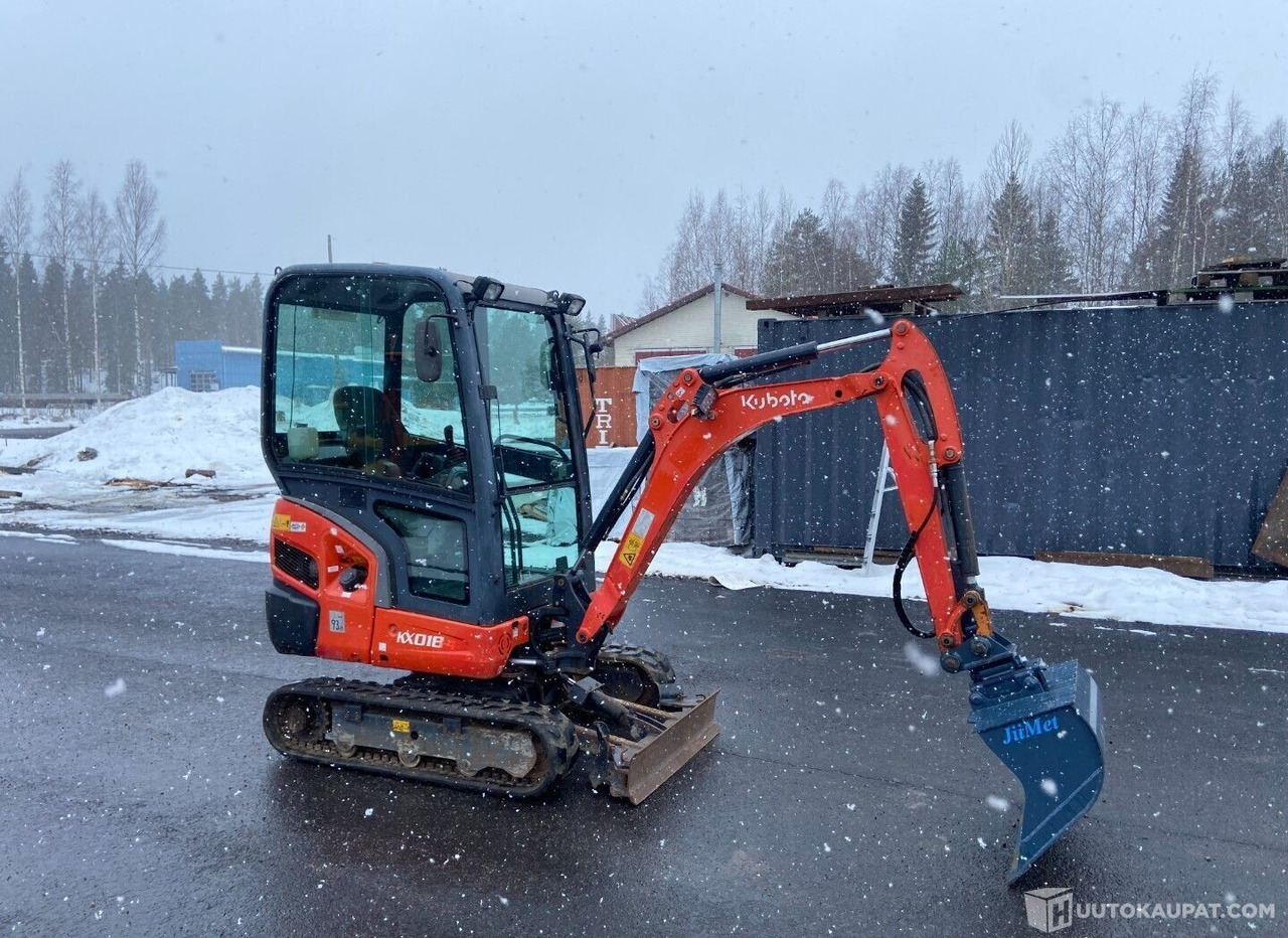 Kubota KX018-4, 2016, Diesel, 1 980 h Kaivinkone, Virrat - Mini excavator: picture 2 Kubota KX018-4, 2016, Diesel, 1 980 h Kaivinkone, Virrat - Mini excavator: picture 2