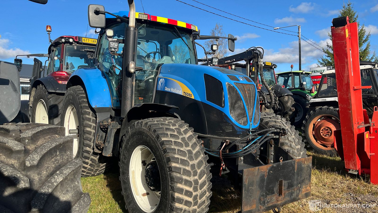 New Holland 6080, 2010, 9 000 h, AURAUSVARUSTUS, Kouvola - Farm tractor: picture 1 New Holland 6080, 2010, 9 000 h, AURAUSVARUSTUS, Kouvola - Farm tractor: picture 1