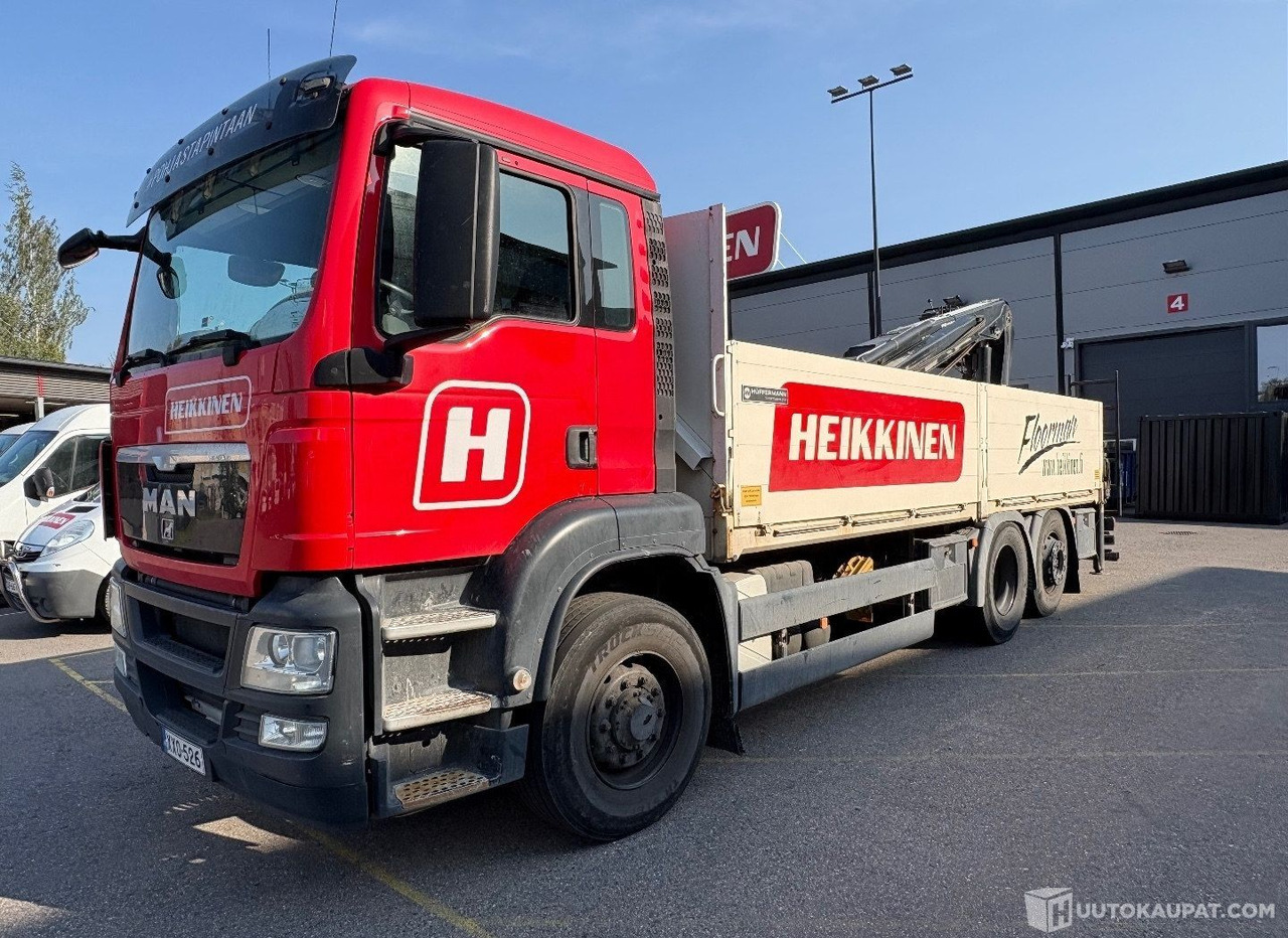 MAN TGS 26.440, 6x2, avolavakuorma-auto 6500mm HIAB 166 Pro nosturilla, 2012, Vantaa - Truck: picture 1 MAN TGS 26.440, 6x2, avolavakuorma-auto 6500mm HIAB 166 Pro nosturilla, 2012, Vantaa - Truck: picture 1