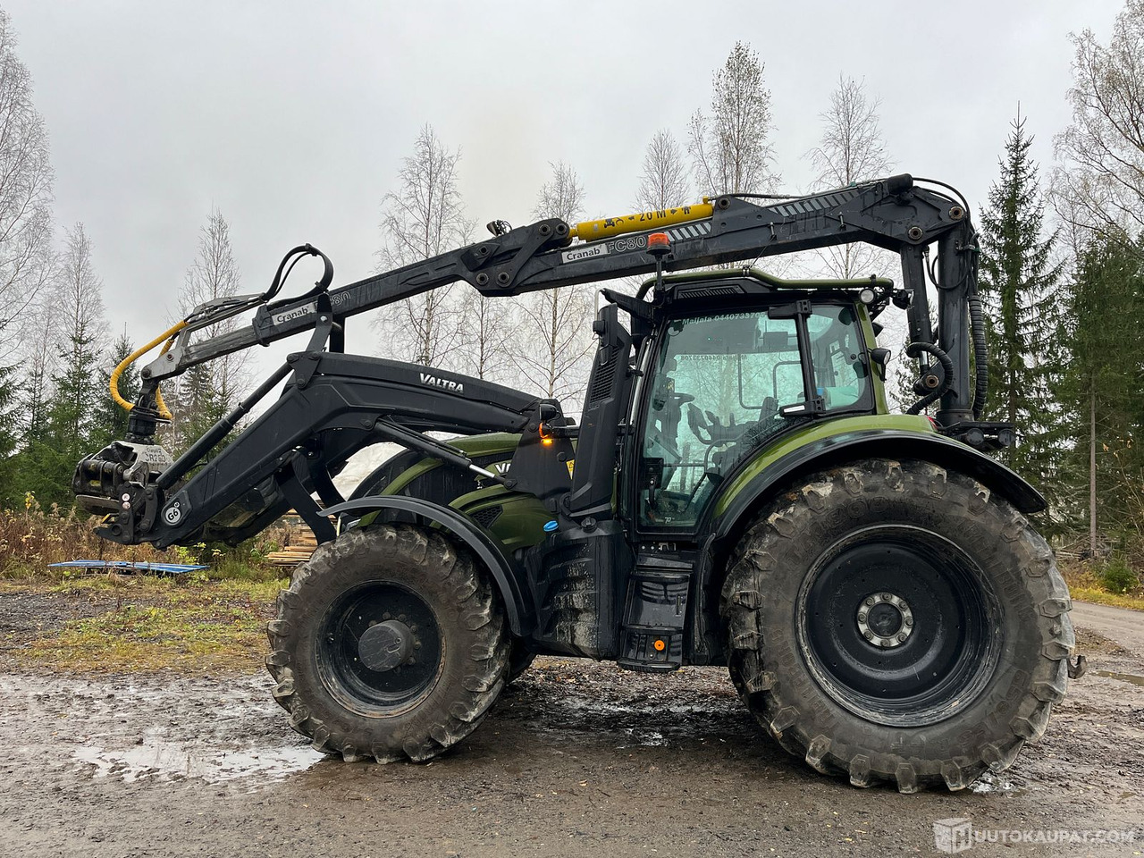 Valtra T 195 Versu ja Cranab vm.2021, Virrat - Farm tractor: picture 3 Valtra T 195 Versu ja Cranab vm.2021, Virrat - Farm tractor: picture 3
