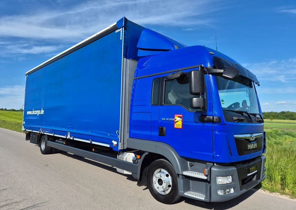 MAN TGL 12.250 2019 BURTO FIRANA + winda 8.4m z Niemiec / TOP STAN / OKAZJA / firanka / automat / - Curtainsider truck: picture 1 MAN TGL 12.250 2019 BURTO FIRANA + winda 8.4m z Niemiec / TOP STAN / OKAZJA / firanka / automat / - Curtainsider truck: picture 1