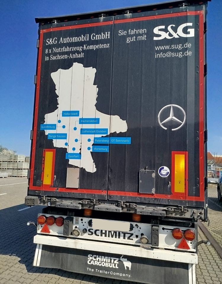 Schmitz Cargobull Standard 2016 z Niemiec ALUFELGI czarna lub srebrna / OŚ PODNOSZONA / ładne opony / od pierwszego właściciela / PALECIARA / OKAZJA - Curtainsider semi-trailer: picture 3 Schmitz Cargobull Standard 2016 z Niemiec ALUFELGI czarna lub srebrna / OŚ PODNOSZONA / ładne opony / od pierwszego właściciela / PALECIARA / OKAZJA - Curtainsider semi-trailer: picture 3