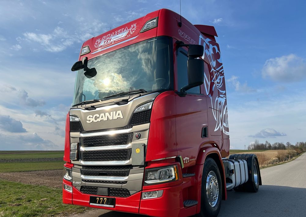 Scania R450 FULL ADR RETARDER ALUFELGI z Niemiec od jedynego właściciela ! HYDRAULIKA spod beczki spożywczej ! / do wywrotu ruchomej podłogi beczki TOP TOP TOP OKAZJA - Tractor unit: picture 1 Scania R450 FULL ADR RETARDER ALUFELGI z Niemiec od jedynego właściciela ! HYDRAULIKA spod beczki spożywczej ! / do wywrotu ruchomej podłogi beczki TOP TOP TOP OKAZJA - Tractor unit: picture 1