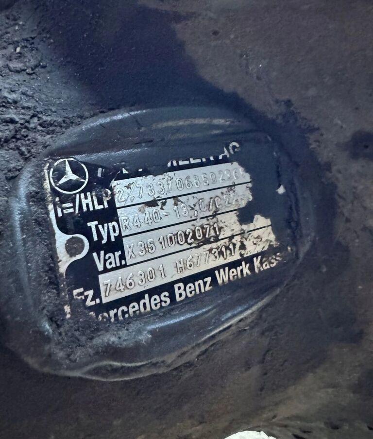 Mercedes-Benz ACTROS MP 4 2,733 R440-13 truck - Rear axle for Truck: picture 1 Mercedes-Benz ACTROS MP 4 2,733 R440-13 truck - Rear axle for Truck: picture 1