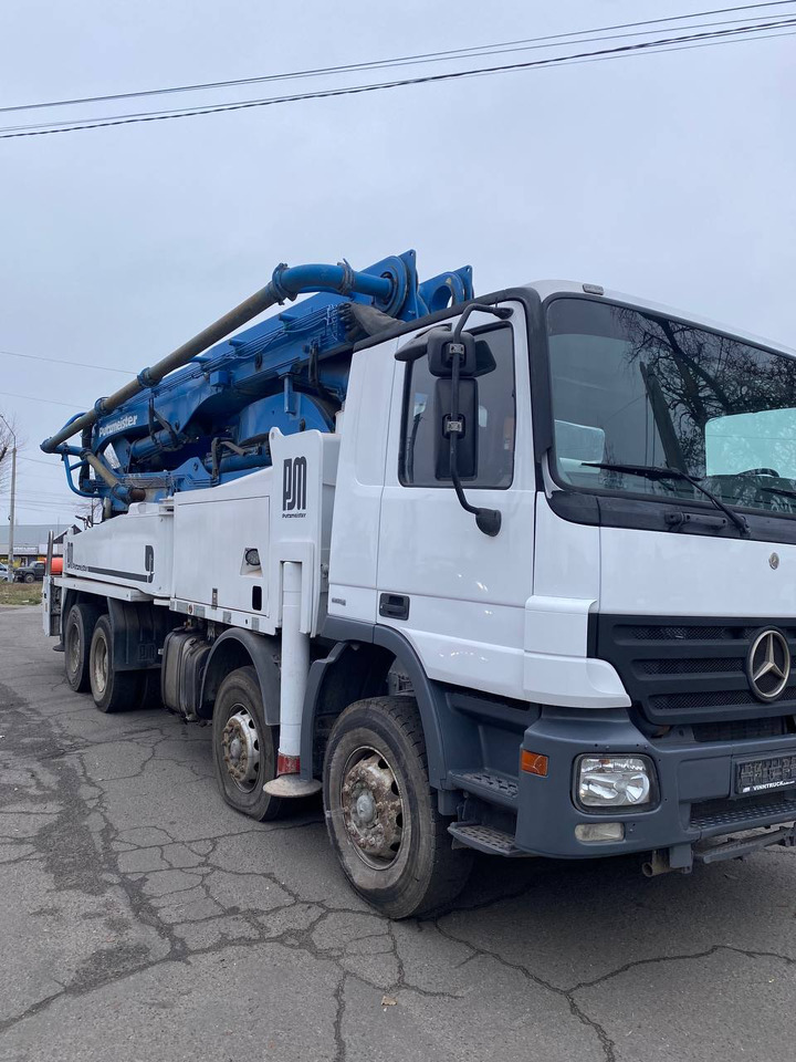 PUTZMEISTER Putzmeister on chassis Mercedes-Benz Actros Putzmeister 42m concrete pump - Concrete pump truck: picture 1 PUTZMEISTER Putzmeister on chassis Mercedes-Benz Actros Putzmeister 42m concrete pump - Concrete pump truck: picture 1