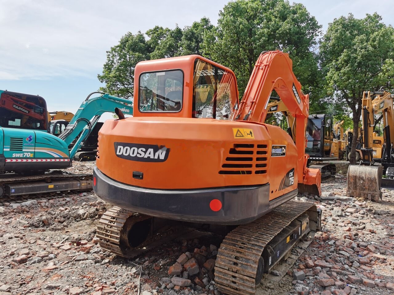 Doosan DX75 - Crawler excavator: picture 4 Doosan DX75 - Crawler excavator: picture 4
