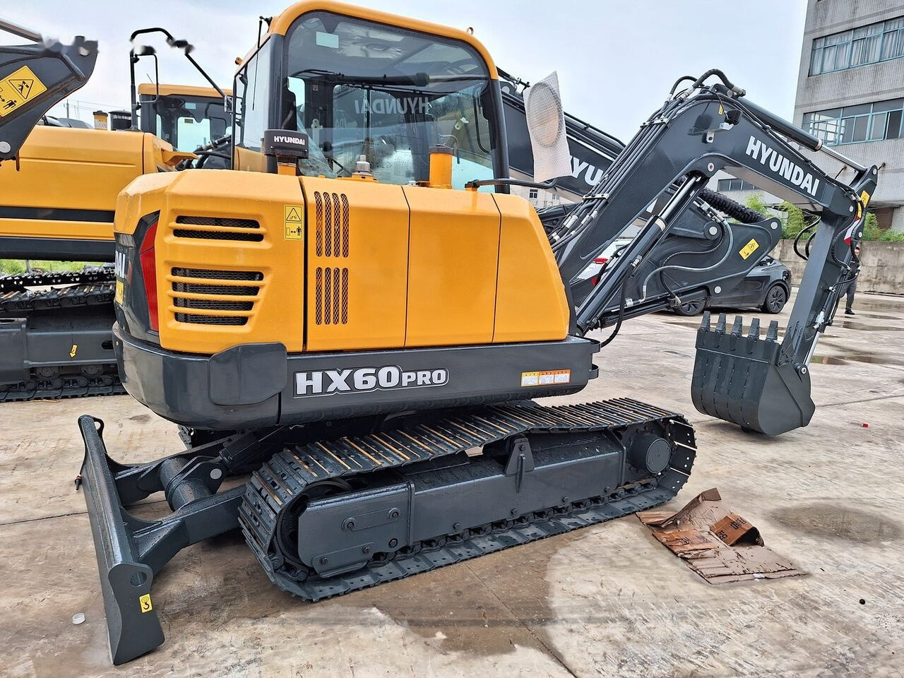 Hyundai HX60 PRO New machine - Mini excavator: picture 1 Hyundai HX60 PRO New machine - Mini excavator: picture 1